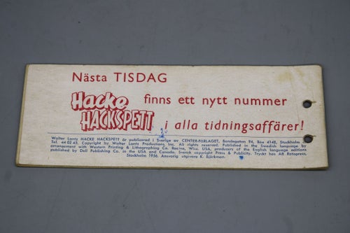 Hacke Hackspett Nr 44 1956
