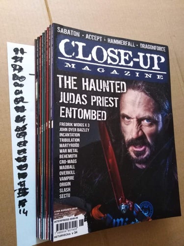 Close-up magazine 2014 nr 164 The Haunted Judas Prisest Entombed
