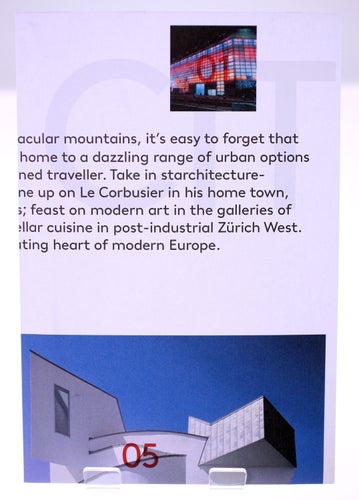 Wallpaper "My Switzerland" Architecture & Design poster-Weight 62g-NEW-FREE POST