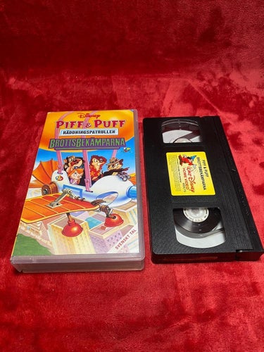 Piff & Puff - Räddningspatrullen; Brottsbekämparna, VHS! (Svensksåld)