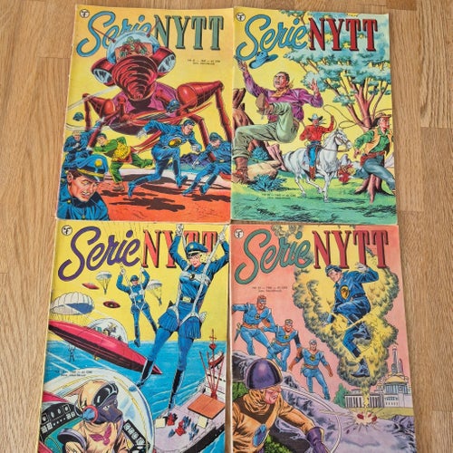 SerieNytt 4 st från 1960 nr 31-33 och 35.