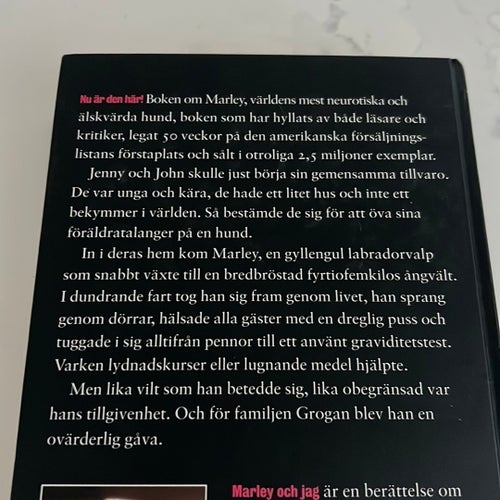 Marley och jag - fantastisk bok av John Grogan