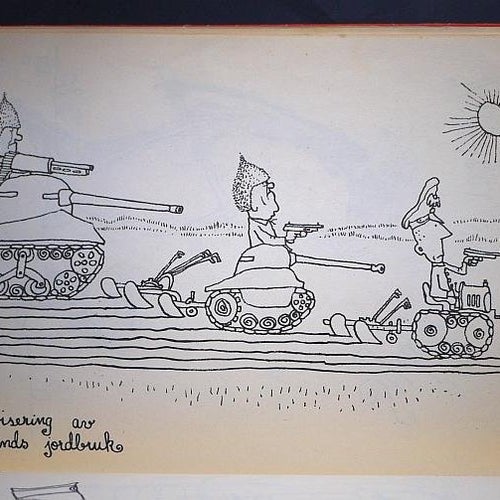 Nunor och nyllen , EWK . OU.  1953 . humor teckningar av Ewert Karlsson