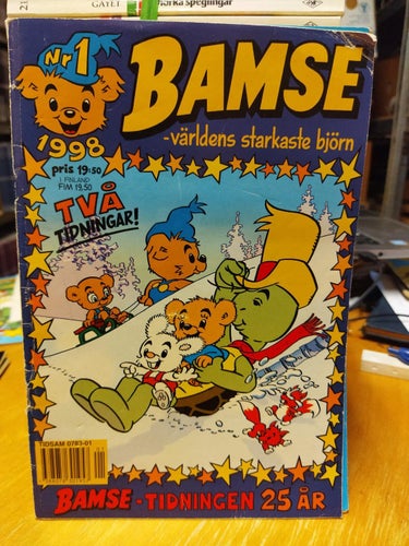 Samling Bamse 1998 komplett årgång