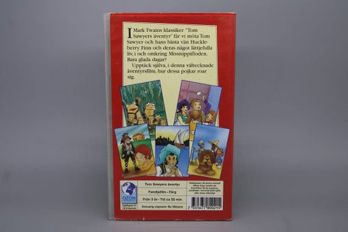 Tom Sawyers Äventyr , Svenskt tal (VHS)