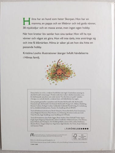 Hilma vill ha en hobby av Timo Parvela, 2012
