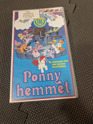 My little pony - Ponnyhemmet - VHS raritet