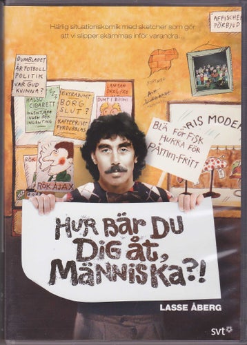 DVD / Hur Bär Du Dig Åt Människa? / Lasse Åberg, Peter Stormare / Nära Nyskick