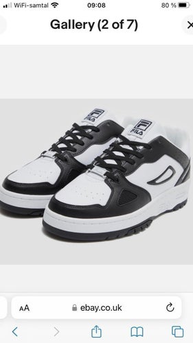 Fila Teratach 600 vita och svarta sneakers