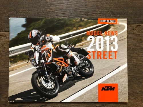 KTM Street & Offroad 2013 broschyr