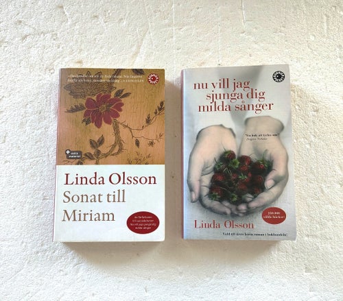 " Linda Olsson " Nu vill jag sjunga dig milda sånger & Sonat till Miriam Pocket