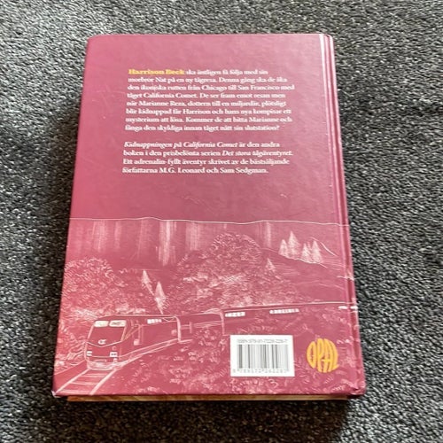 Barnbok Kidnappningen på California Comet av M.G. Leonard och Sam Sedgman