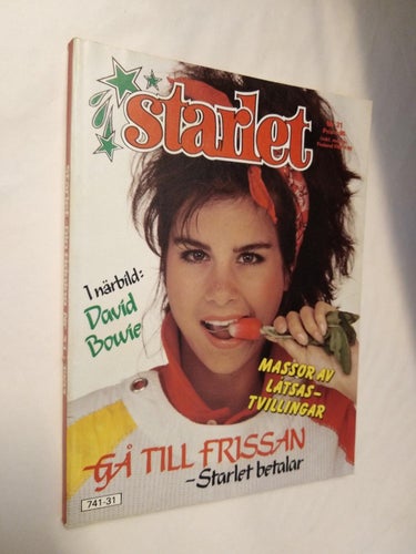 Starlet 1983 nr 31 David Bowie Sebastian Håkansson Joakim Schrödet Niklas Wahlgr