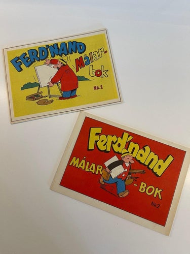 * FERDNAND MÅLARBOK x 2 *