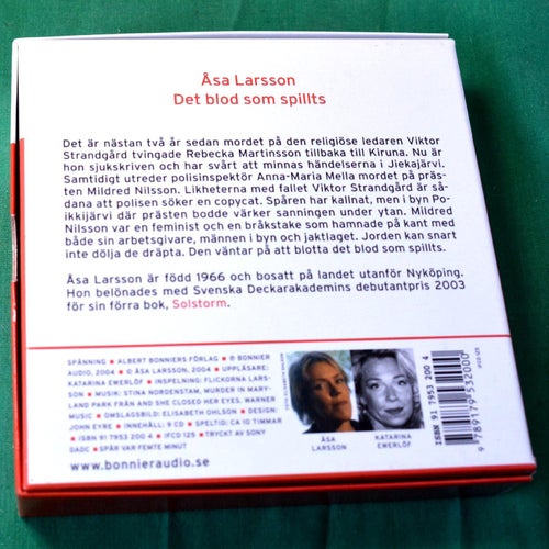 Ljudbok Åsa Larsson Det Blod som Spillts
