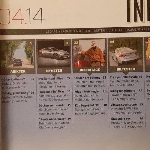 Motor nr 4 2014: Jeep Cherokee, BMW 435i + 320i GT, Mazda 3 2,0, Skoda Rapid 1,2