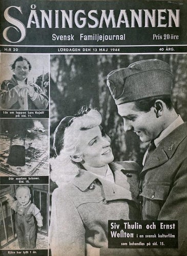 Såningsmannen 20 1944 Lars Kejnill, Rautas, Gabriel Alw, Kristinehamn