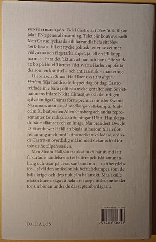 Tio dagar i Harlem: Fidel Castro och hur det storpolitiska sextiotalet tar...