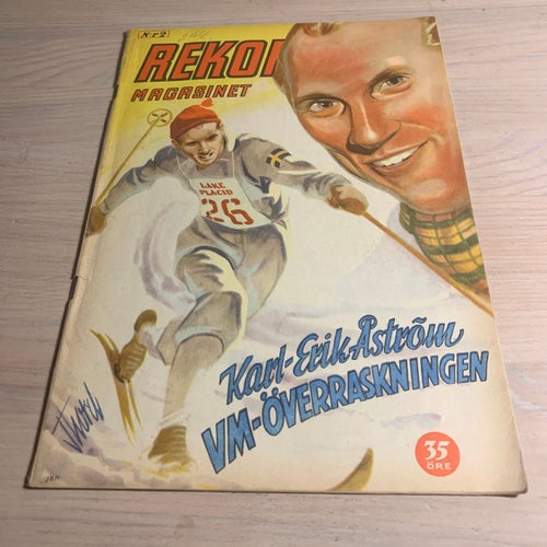 Tidningen Rekord Rekordmagasinet 1951 nr 2 - (baksidan saknas)