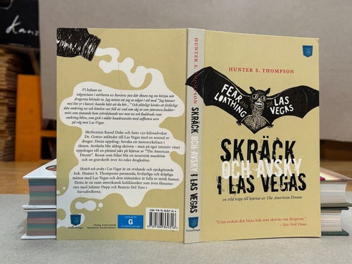 Skräck och avsky i Las Vegas av Hunter S Thompson, bok, Very Fine plus