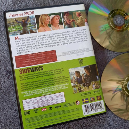 I hennes skor & Sideways | Svensk utgåva | 2-disc.