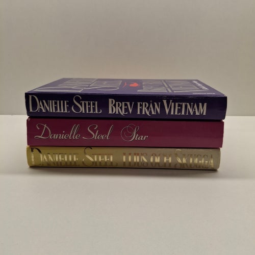 Danielle Steel x3 Bokpaket med hårdpärm - Titlar i beskrivning