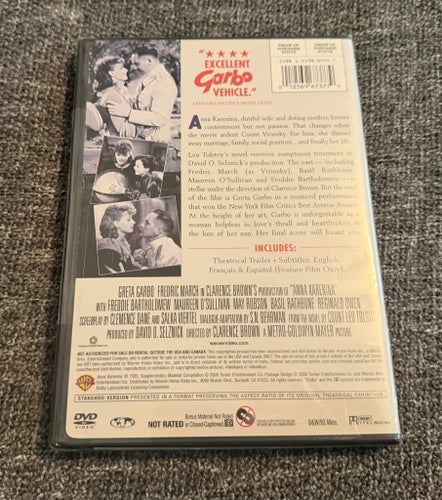 ANNA KARENINA (1935) AMERIKANSK INPLASTAD UTGÅVA! GRETA GARBO