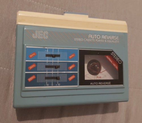 FREESTYLE JEG STEREO CASSETTE PLAYER EQUALIZER VINTAGE FINT SKICK !!!!!