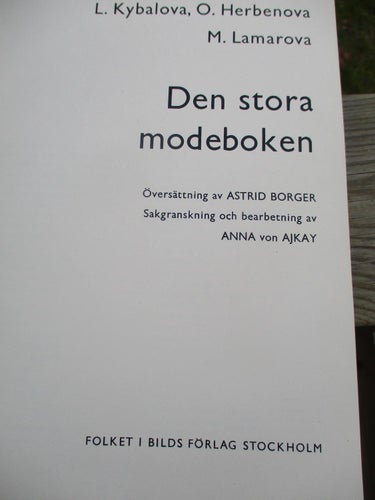 STORA MODEBOKEN 602 SIDOR