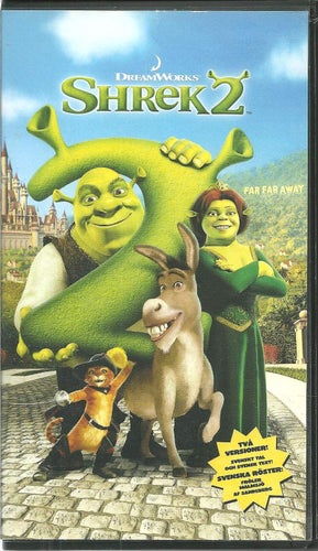 Shrek 2 - Mike Myers/Eddie Murphy - Två versioner - Vhs