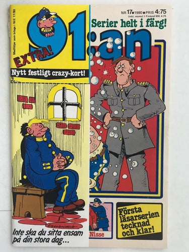 91:an - 1980: 17 VF-NM med omslagsflik