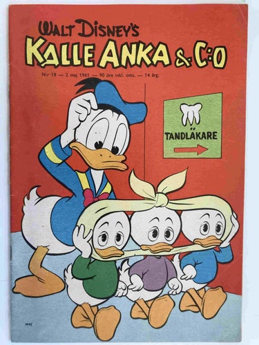Kalle Anka - 1961:18 FN-