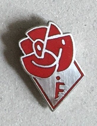 Industrifackets Socialdemokratiska förening pin