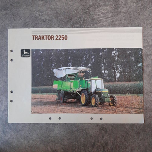 Broschyr Traktor John Deere 2250