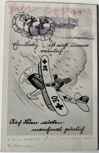 Ansichtskarte/Postkarte Humor WK2