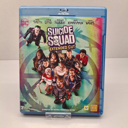 Suicide Squad Extended cut - Blu-ray film, Svensk text, Fint skick