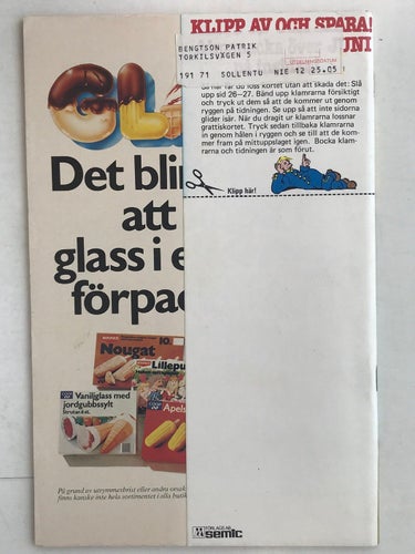 91:an - 1981: 12 VF-NM med omslagsflik