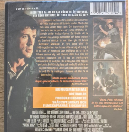 Daylight - DVD S.Stallone Ny/Inplastad