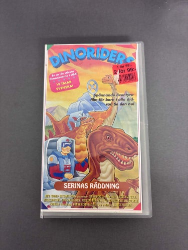 Dino Riders - Serinas Räddning / VHS / Svenskt Tal