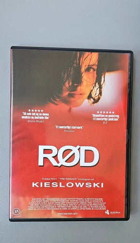 Röd (Trois Couleurs: Rouge / Tre färger serien) - DVD dansk utgåva.