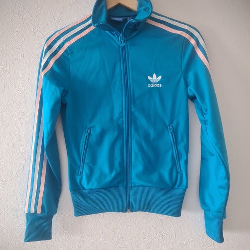 Adidas blå träningsjacka, storlek S