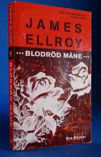 Blodröd måne . James Ellroy , pocket i nära nyskick