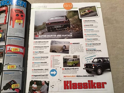 KLASSIKER NR 10 2013 VW BUSS,GOGOMOBIL,VOLVO 850.PV,DAIMLER SP,ALFA 1600,FIAT