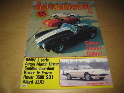 AUTOMOBIL NR 5 1983 ROVER 3500 SDI,TRIUMPH GT6,M.M
