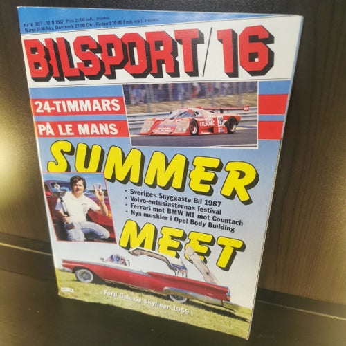 Bilsport 16, 1987