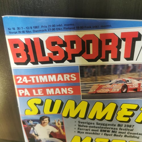 Bilsport 16, 1987