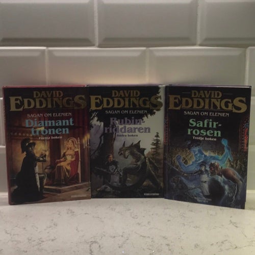 Sagan om Elenien av David Eddings, 1991-1992 inbundna