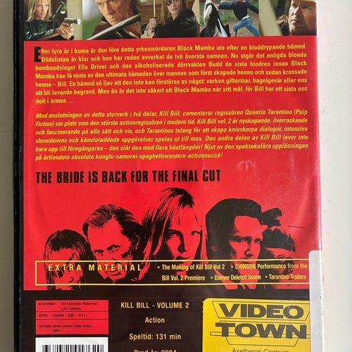 Kill Bill Vol. 2 (2004) DVD