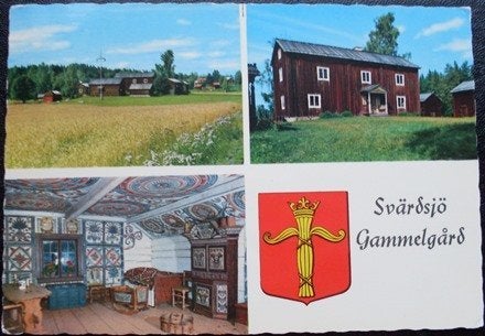 Falun - Svärdsjö Gammelgård ~1980 - Förlag Gerhards - Ultra - D-18-3f