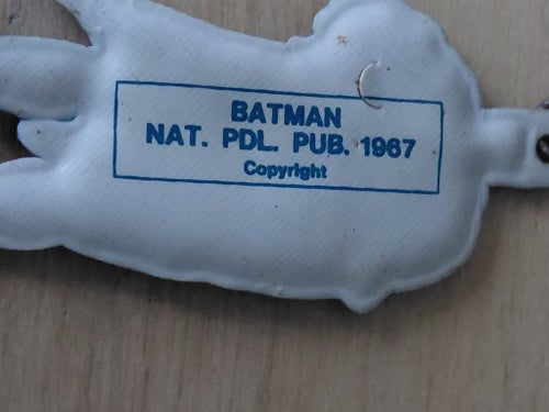 Nyckelring Batman, Fran 1967, Gott skick.
